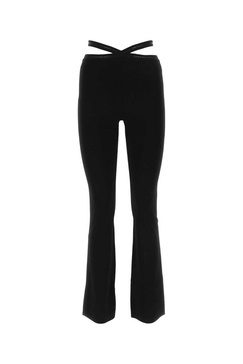 T By Alexander Wang Cross Leggings With Logo