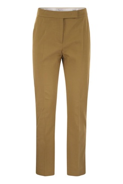 Max Mara Okra - Cotton Satin Trousers