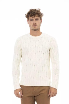 Alpha studio Beige Wool Sweater