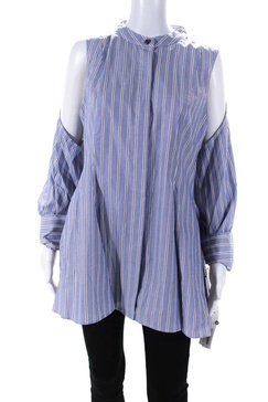 womens snow drop blouse ice blue