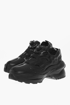 m22 x reebok eco patent leather unisex tabi sneakers with in