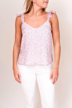 cara chiffon cami in confetti mini flora