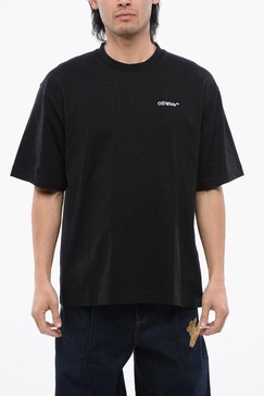 embroidered tattoo arrow skate crewneck t-shirt