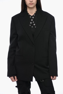 tomboy blazer with peak lapel