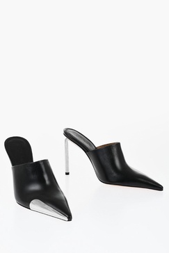 letaher allen pointed mules heel 10 cm