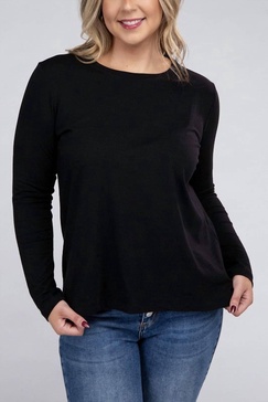 long sleeve t-shirt in black