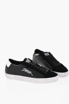 embroidered logo leroji eco-leather sneakers