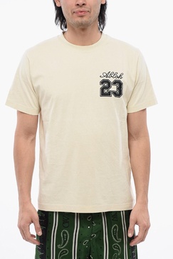 embroidered 23 t-shirt with slim fit