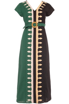 women's hallie dress in green
