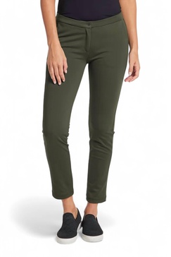 gloria ponte pant in army green