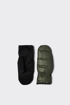 trekker mittens in evergreen