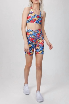 bike short in buttercup floral