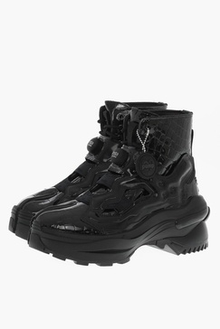 mm2 x reebok lace-up unisex tabi booties with inflatable det
