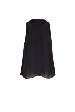 mina shell top in black