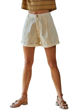 harley shorts in cream