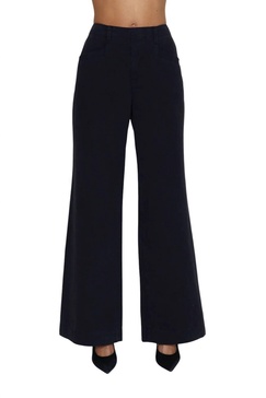 jasmine high rise wide leg trouser in black