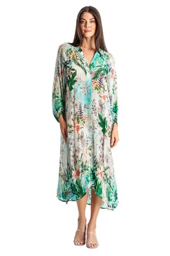 eliza button down shirt dress