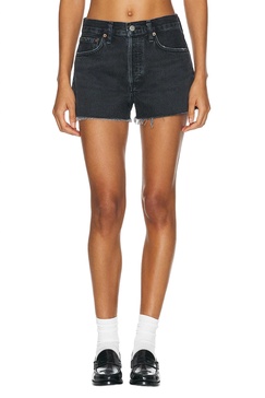 raw-cut hem shorts in bewitched
