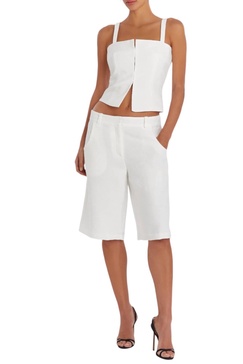 tisha top in white