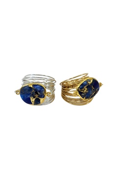 torrey ring in blue mojave copper turquoise
