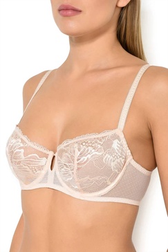 promesse half cup bra in aurore