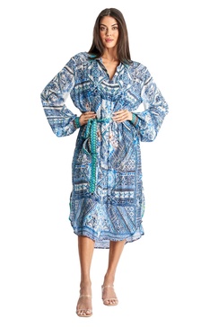 flora paradise relaxed overshirt