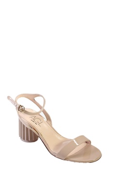 womens patent leather dorica slingbacks sandal heels beige