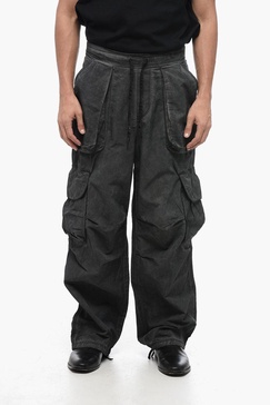 acid wash effect cargo pants