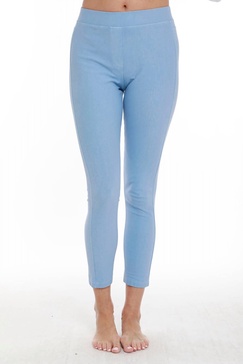 high rise jegging in light blue