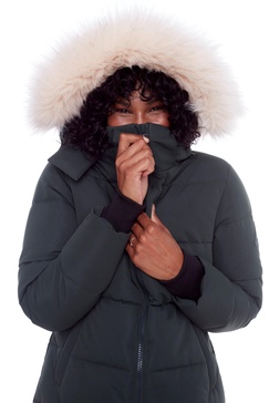 kluane | women's vegan down (recycled) ultra long length parka