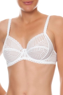 full cup bra in white