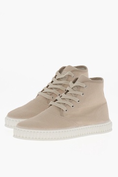 mm22 canvas high-top sneakers with rubber sole