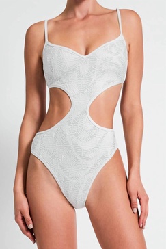 julian one piece swimsuit in frost