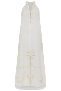 leigha maxi dress in ivory