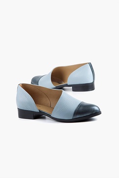 d'orsay cowman in blue