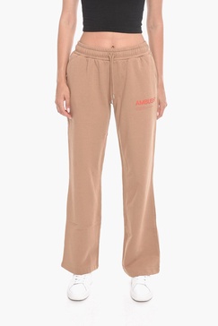 wide-leg workshop joggers with logo print