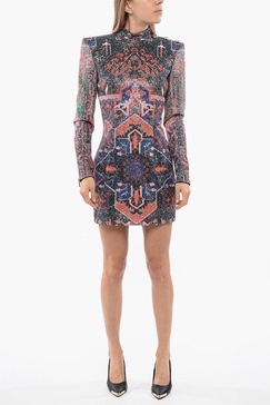 sequined long sleeved dress