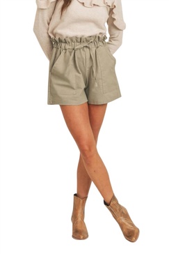 hang tight shorts in olive