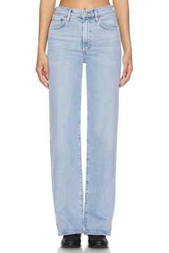 Harper Mid Rise Wide Leg Straight
