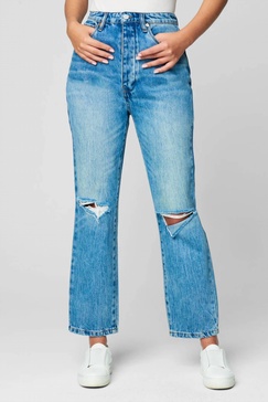 the howard midrise loose fit jean in wildflower