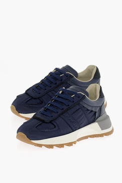 mm22 lace-up sneakers with fringed detail