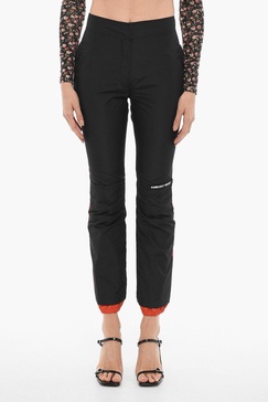 nylon pants with ankle zip