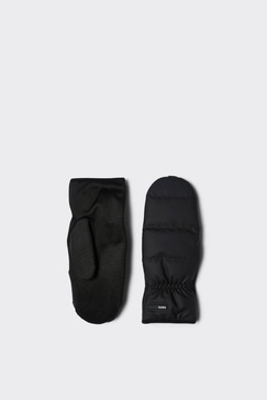 trekker mittens in black