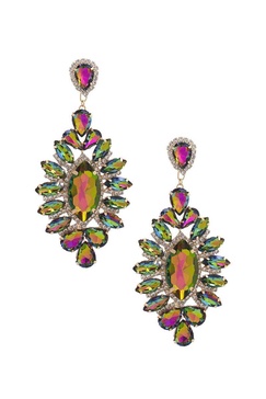 women's marquise rhinestone dangle earring