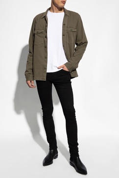 AllSaints 'Spotter Ls' raw edge shirt
