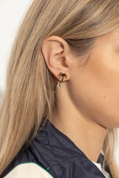 Palm Angels Logo-shaped earrings