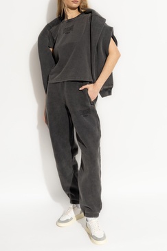T by Alexander Wang Sweatpants with printed logo