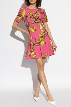 Versace Jeans Couture Dress with Outline Barocco print