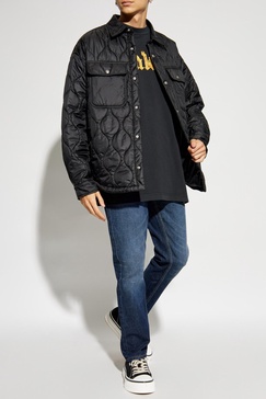 Palm Angels Quilted jacket with logo
