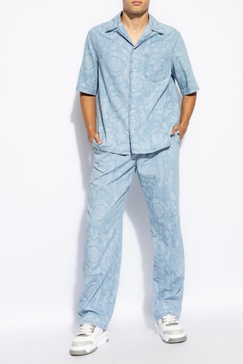 Versace Shirt with `Barocco` Pattern